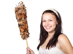 Cleaning lady